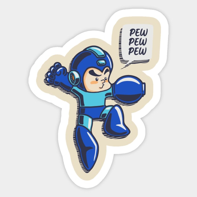 RockMan Sticker by goomba1977